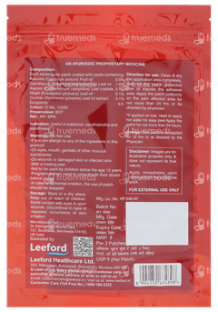 Quik Relif 6.5 Cm X 4.2 Cm Topical Patch 3